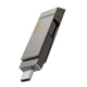 Флешка 64GB для комп'ютера або ноутбука HOCO UD15 |USB3.2/Type-C| Сірий - зображення 3