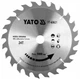 Диск Для Циркулярной Пилы Ø 185 х 20 х 2.2 мм, 24 зуба YATO (YT-60621) - изображение 4