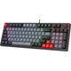 Клавіатура GamePro MK120B LED Red Switches USB Black (MK120R) - зображення 3