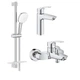 Набор смесителей для ванной Grohe Eurosmart UA123246M3 (18454081) - изображение 1