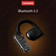 Бездротові Hi Fi стерео навушники Lenovo LP76 OWS з Bluetooth 5.3 та активним шумозаглушенням, чорні (86231809) - зображення 5