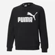 Детский теплый свитшот для мальчика Puma ESS Big Logo Crew FL B 58696301 104 см Черный (4063697293465) - изображение 1
