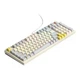 Ігрова механічна клавіатура T-Wolf T50 Blue Switch USB дротова Beige - зображення 6