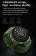 Смарт-часы LEMFO K22 силиконовый ремешок Black Green (16359) - изображение 6
