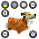 Мягкая игрушка антистресс WONKEY Собака Корги 38см 33063 - изображение 7