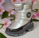 Дутики зимові для дівчинки на овчині Weestep 68166S 28 (18,4см) срібні - зображення 6