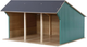 Гараж для тракторів Hipo Kids Globe Agricultural Shed for Tractors Large 1:32 (8713219345153) - зображення 2