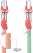 Набор ручек масляных YES Forest princesses Smart fox 0.7 мм Синий 24 шт (412009) (5056137178155) - изображение 3