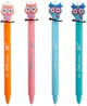 Набор ручек масляных YES Owl Cute Автоматические 0.7 мм Синий 36 шт (412007) (5056137178124) - изображение 5