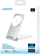 Беспроводная зарядка Maxco 3in1 15W Wireless Charger (MW08) Grey (1029284) - изображение 4