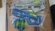 Водный автомат электрический на аккумуляторе с подсветкой и звуком Water Gun Синий - изображение 10