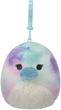 Pluszowy brelok Squishmallows Brindall - Rainbow Tie-Dye Platypus W/White Belly (196566406957) - obraz 1