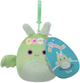 Плюшевий брелок Squishmallows Tove - Mint Green Mothman W/Flower Crown and Fuzzy Belly (196566406971) - зображення 2