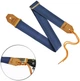 Гитарный ремень с термотиснением Renesans GR-3 Dark Blue Синий - изображение 2
