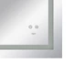Зеркало Qtap Mideya 900х700 с LED-подсветкой Touch, с антизапотеванием, с диммером, регулировка яркости Reverse QT2078NCF9070W - изображение 5