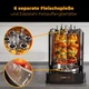 Электрошашлычница Clatronic 1400 Вт, 3 в 1 гриль + шашлык + шаурма (DVG 3686) - изображение 4