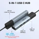 Хаб Mokin 5в1 100W/8K30Hz/HDMI/5gbps/USB3.0/PD3.0 для MacBook/Huawei Matebook/ Xiaomi Air /Pro/Dell/HP - зображення 1