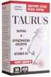 TAURUS (ТАУРУС) препарат для серцево-судинної системи, Таурин + Бурштинова кислота + Вітамін В6, 30 капсул, нова формула від Denkerpharma - зображення 1