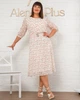 Плаття Alenka Plus 14516-9, 52, білий - изображение 1