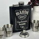 Набор подарочный фляга с рюмками VexShop 7oz подарок мужчине, 4 рюмки и фляга (61145-2) - изображение 2