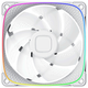 Кулер Geometric Future Squama 2503 RGB 120 mm - 3 шт. White (LUGF-008) - изображение 2