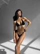 Купальник женский раздельный с кольцами Ghazel чёрный S (SW1496) - изображение 6