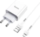 Зарядное устройство Hoco C81A 2.1A + кабель micro-USB White (36783) - изображение 3
