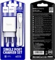 Зарядний пристрій Hoco C81A 2.1A кабель Lightning White (36782) - зображення 7