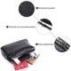 Прямоугольная женская сумка с карманами из натуральной кожи Vintage 22597 черная - изображение 4