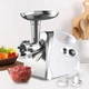 Электрическая мясорубка Rainberg RB-675 3800W 5в1 Белая с реверсом электромясорубка с соковыжималкой для томатов - изображение 3