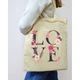 Екошопер Bookopt ВК4072 LOVE (квіти), бежевий - изображение 5