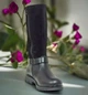 Сапоги высокие демисезонные для девочки утепленные на флисе Weestep 56047 33 (23,5см) черные - изображение 4