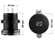 Врезная USB зарядка QC 3.0+PD Type-C 65W с вольтметром Питание от аккумулятора Металлическая Red - изображение 3