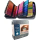 Кольорові олівці преміум-класу EVAZAR з м`яким грифелем 130 кольорів у нейлоновій сумці - зображення 1
