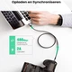 Кабель Ugreen US375 USB 2.0 A Male to Mini USB Male Cable 2 м Black (6957303887965) - зображення 5