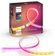 Philips Hue Стрічка світлодіодна розумна Gradient, 0.5W(20Вт), 2000K-6500K, RGB, Gradient, ZigBee, димування, підовжувач, 1м - зображення 1