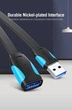 Кабель Vention 1.5м USB 3.0 Подовжувач 5 Гбіт/с USB-A папа на USB-A мама Плоский Адаптер Чорний (VAS-A13-B300) - зображення 8