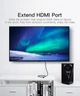 Подовжувач HDMI-HDMI v.2.0 Vention F/M PVC Shell 4K 60Hz 18Gbps 1m Black (VAA-B06-B100) - зображення 6