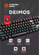Клавіатура Canyon Deimos GK-4 Rainbow LED ENG/UKR USB Black (CND-SKB4-US) - зображення 4