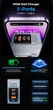 Швидкий зарядний пристрій ASOMETECH 100W GaN PPS PD+QC4.0 LED-дисплей 3-ports Multi USB (USB + 2 Type-C) для ноутбука планшета смартфона та ін. - зображення 10