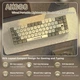 Клавиатура проводная Ajazz Ak680 Grey USB Механическая, Красные переключатели HOT SWAP - изображение 5