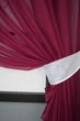 Кухонные шторки VR-Textil № 076к "Дуэт" с подвязками бордовый с белым 270х170 см (50-643) - изображение 4