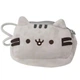 Пенал-сумка косметичка клатч дитячий Pusheen cat 19х11 см Сірий n-12158 - зображення 1