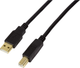 Kabel Logilink USB-A - USB-B 15 m Black (4052792039290) - obraz 1