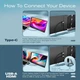 Монитор портативный 14" Teamgee S1 Full HD IPS 60 Гц - изображение 6