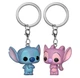 Лило и Стич брелки комплект брелок-фигурок Funko Lilo & Stitch Стич и Ангел Stitch & Angel Disney 2 брелки - изображение 2