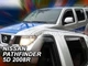 Дефлекторы окон (ветровики) HEKO для Nissan Pathfinder 2005+ 4D вставные 4 шт - изображение 5