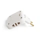 Адаптер (тройник) для розетки WALKER WH-03 white - изображение 2