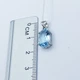 Кулон серебряный с кварцем 1,4 г - изображение 3