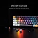 Игровая механическая клавиатура Fantech ATOM63 MK874V2 Red Switch USB/Type-C проводная Navy Blue - изображение 6
